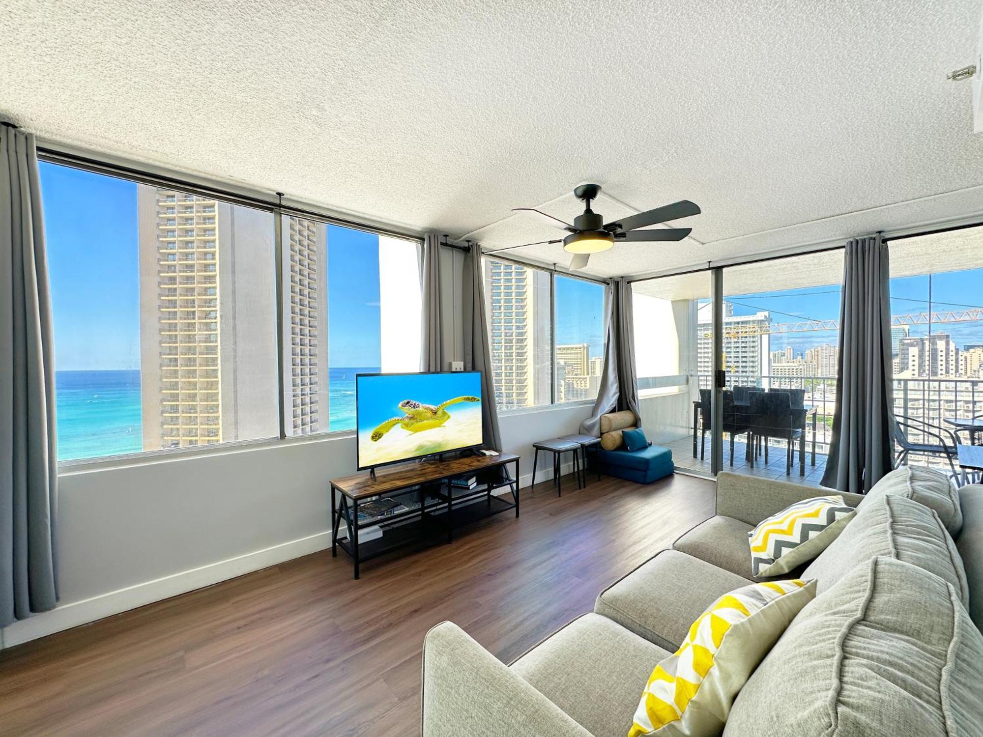 Pacific Monarch 1br With Great Ocean Views And Rooftop Pool! * Honolulu